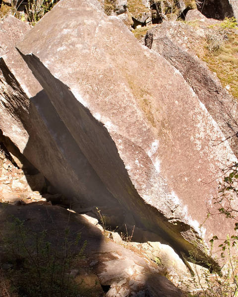 The arete of The Upsetter. Looks like a fun mantle, eh?