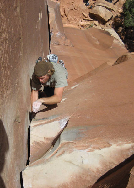 Loving those perfect jams on The Incredible Handcrack during a beautiful spring day in Indian Creek, UT.