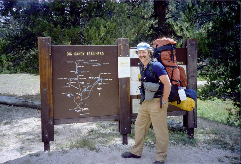 At The Big Sandy Trailhead Ready To Head In To The Cirque Of The Towers 4651