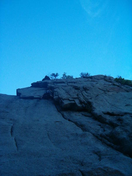 Resting before the traverse.