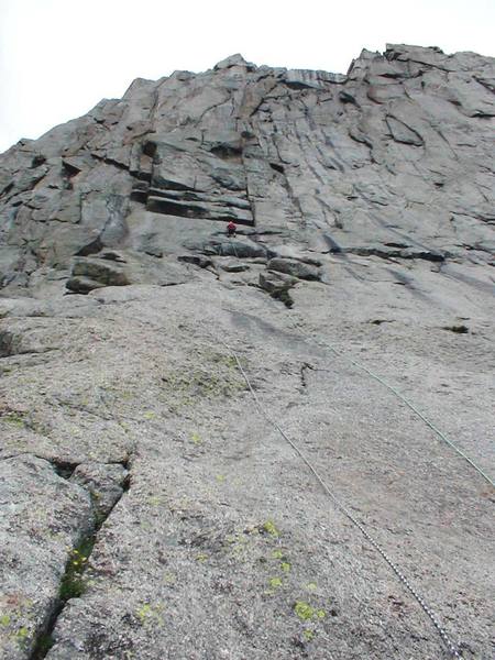 Somewhere on the route--looks like the bottom still.