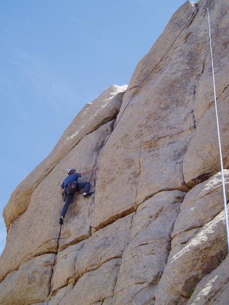 A fun warmup that has some interesting moves. We lucked out and had the rock to ourselves!
