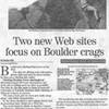 Another Daily Camera article about us, probably from mid-2000.
