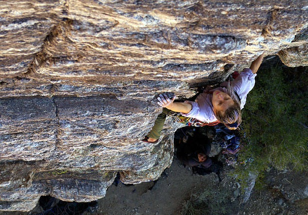 Anna on the lower portion of The Right One. PHOTO BY HILLARY DAVIS.