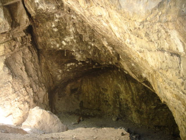 Photo looking into the Hell Cave.