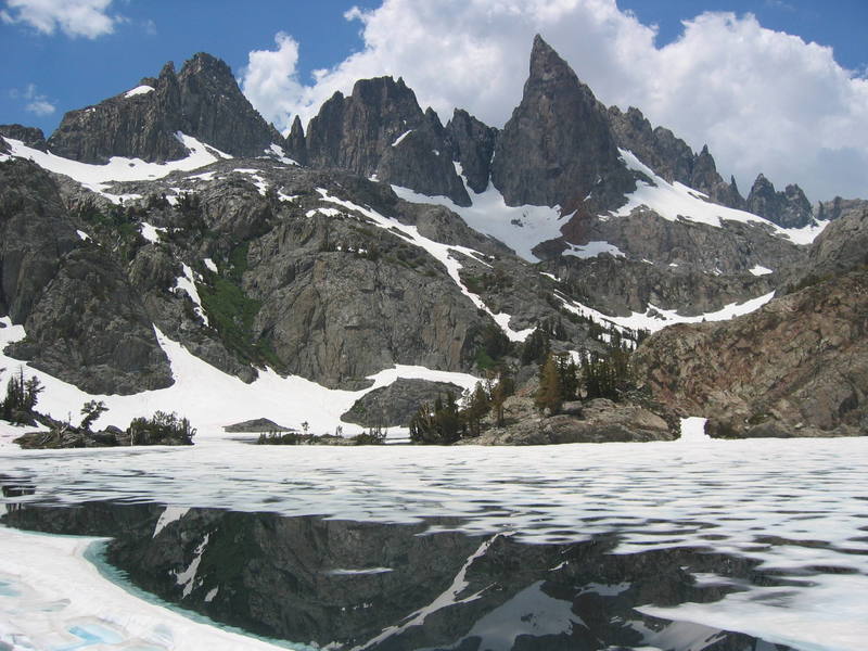 Rock Climbing in Clyde Minaret, High Sierra