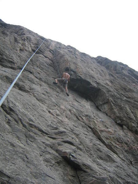 Dean says "This is a great and pumpy climb".