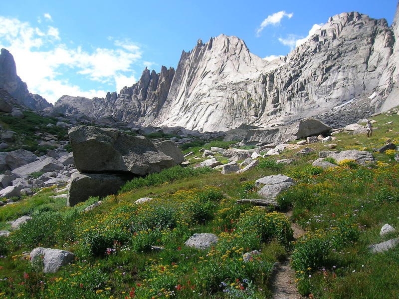 Rock Climbing in Wolfs Head, Wind River Range