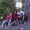 Malinda, Morgan, and Dave after climbing in Logan Canyon.