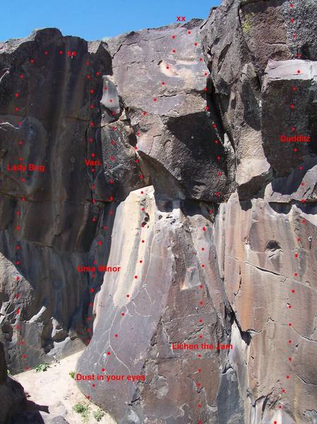 Lady Bug, Ursa Minor, Dust in your eyes, Lichen the Jam, Dudditz