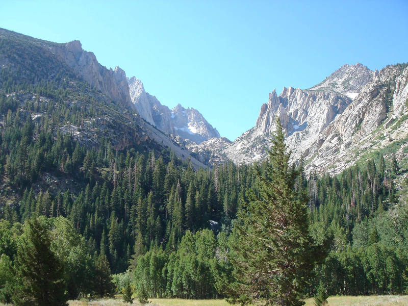 The view up Little Slide Canyon - Hulk on the left. For BETA see below.