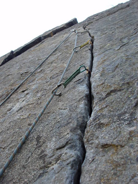Angel Crack finally redpointed. During the summer, the shade and coolness of the morning seem to be key.