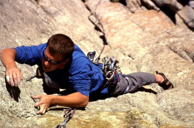 Trying to redpoint "Equipment Overhand" years ago... `03 Maybe, LCC. (Didn't fly then)