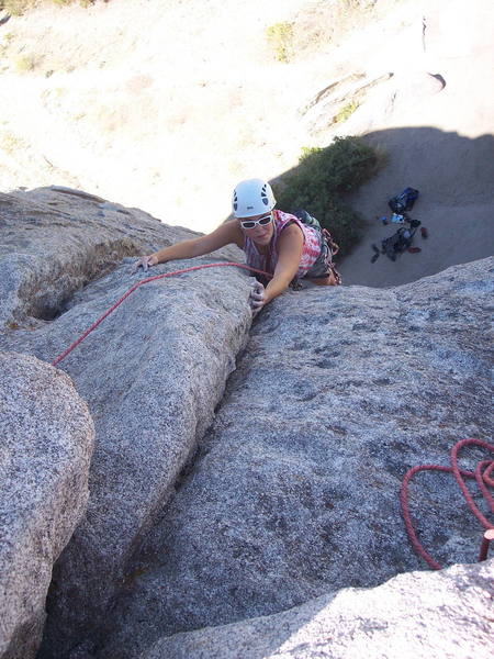 Hmmm last moves on 'first lead' fun little crack on practice rock