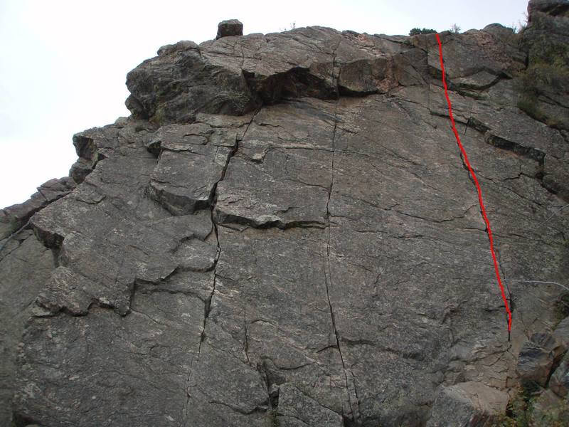 The 5.8 crack (trad).