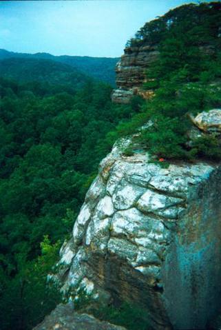 Looking NW from the South Rock.<br>
In the foreground is the Middle Rock and in the back ground is the North Rock.
