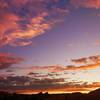 Sunset over Jumbo Rocks campground  