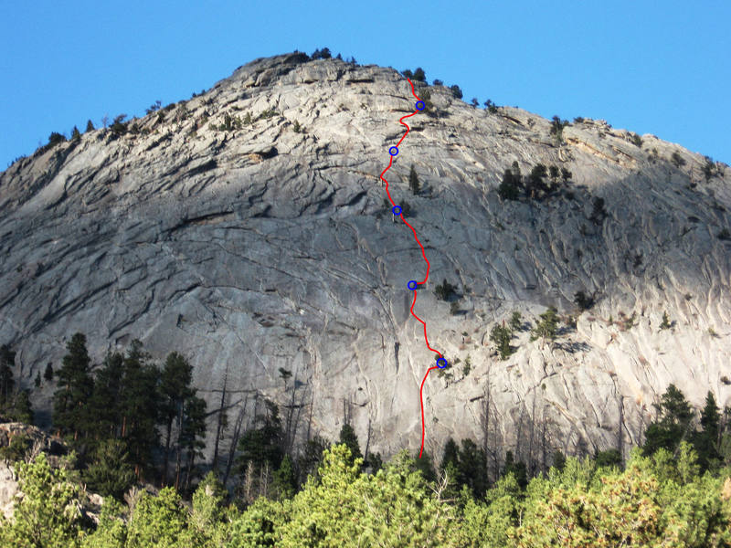 You might call this route Indirect Camel, as it combines two lines more or less.