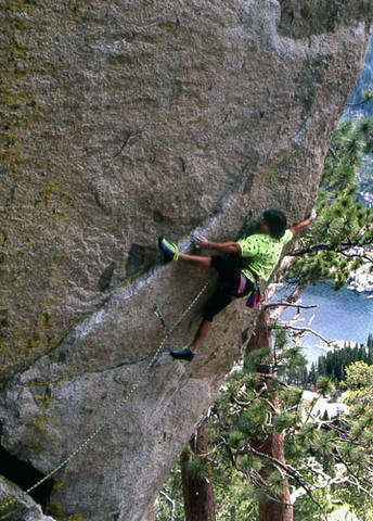 Dan Osman on the first ascent of 