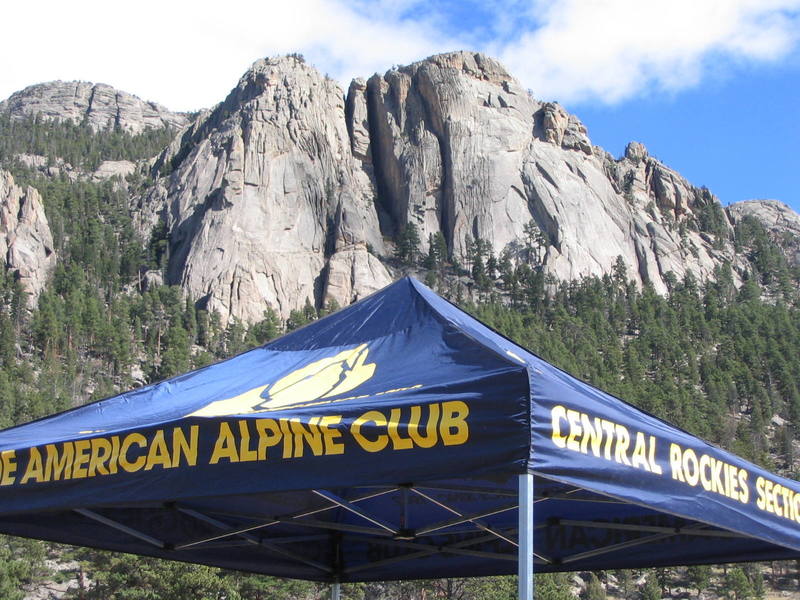The Book, Bookend and Bookmark as seen from a climbers support organization trail day.