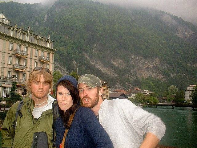 Hungery hobbits return form the base of the eiger. Interlaken chz