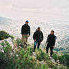 Climbing at Table Mountain, Capetown South Africa, 2002.