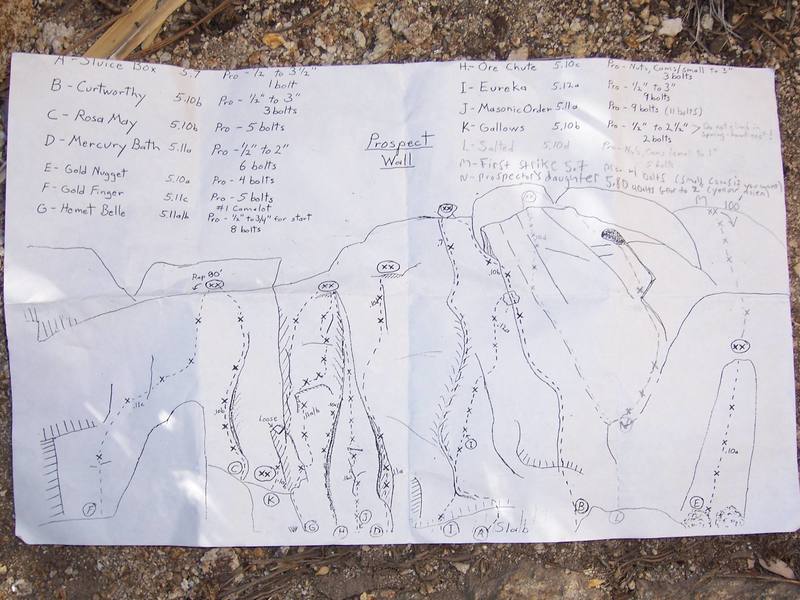 The routesetters kindly left a summit register with this at the base of the wall.