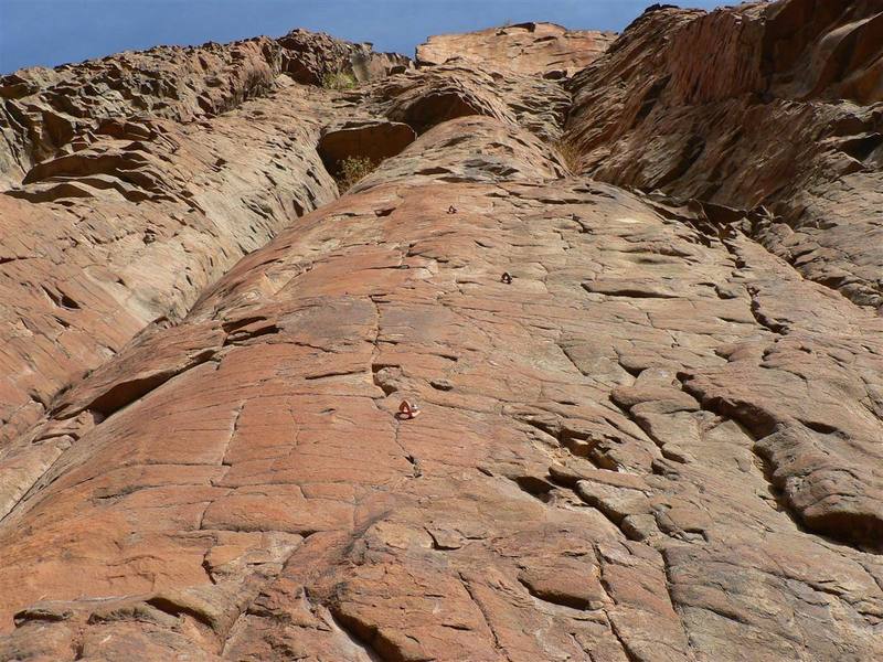 Looking up the enjoyable third pitch of Sun Toucher.