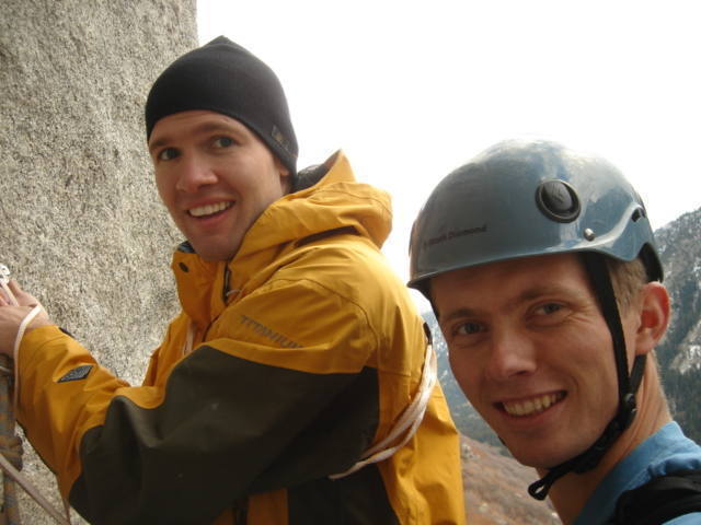 Shaun G. and Adam at the top of Riveting getting ready to start Peeler Direct.