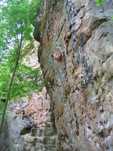 Climber on Tissue Tiger.