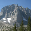 Temple Crag, High Sierra. Venusian Blind is the almost far left line. Photo by Avery Nelson.