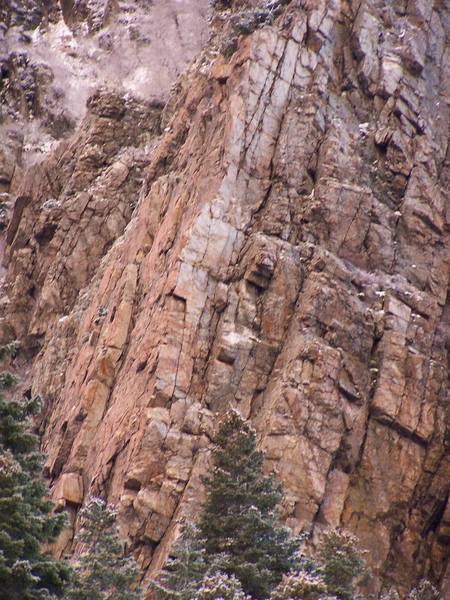 Steort's Ridge is on the arete. East Dihedrals is to the left, North Dihedrals is to the right.