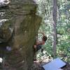 Aaron Stetzer on Split Personality V6 at Governor Dodge, WI