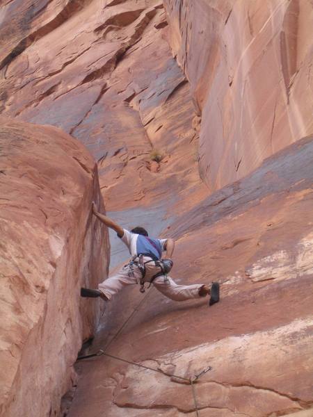 The crux can also be done as a cool stem problem.