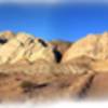 A panoramic picture of the San Rafael Reef  from the Uneva Mine turnoff.