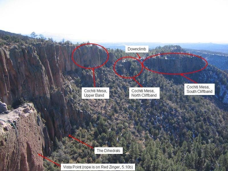 Rock Climbing in Cochiti Mesa, Jemez Mountains and Jemez Valley