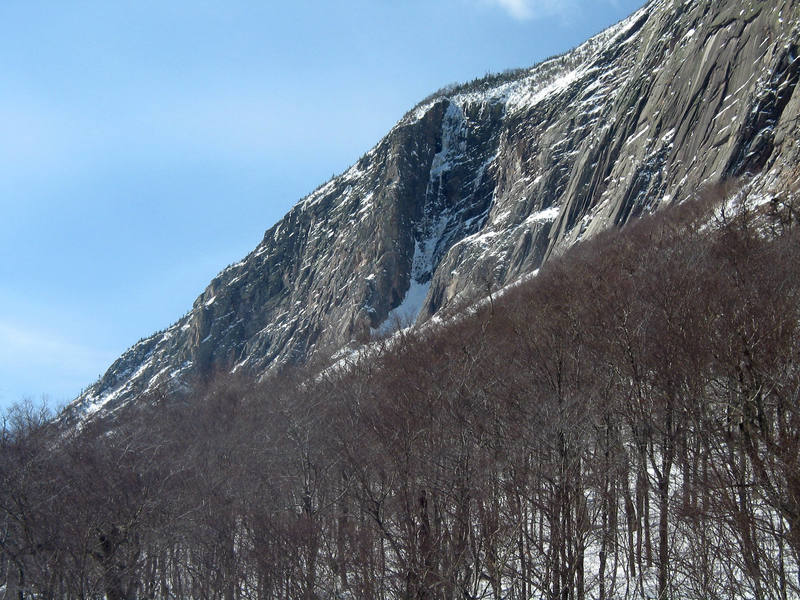 Black Dike in marginal conditions, March, 2005.