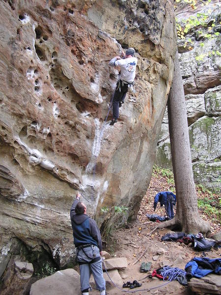 Erik low on Fuzzy Undercling.