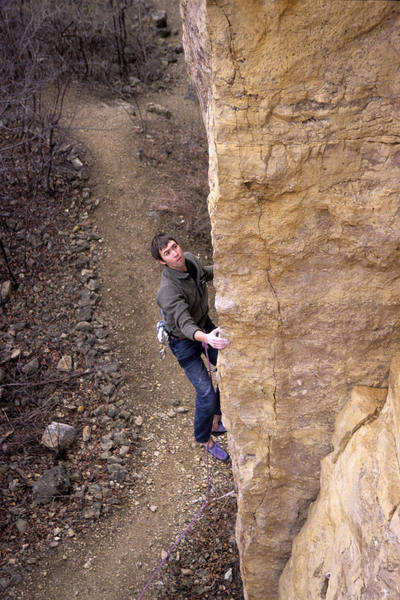 Darin Limvere on Kelly's Arete. December 2006.