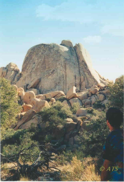 The steep north face of the Dunce Cap