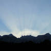 Sierra sun rays.<br>
Photo by Blitzo.