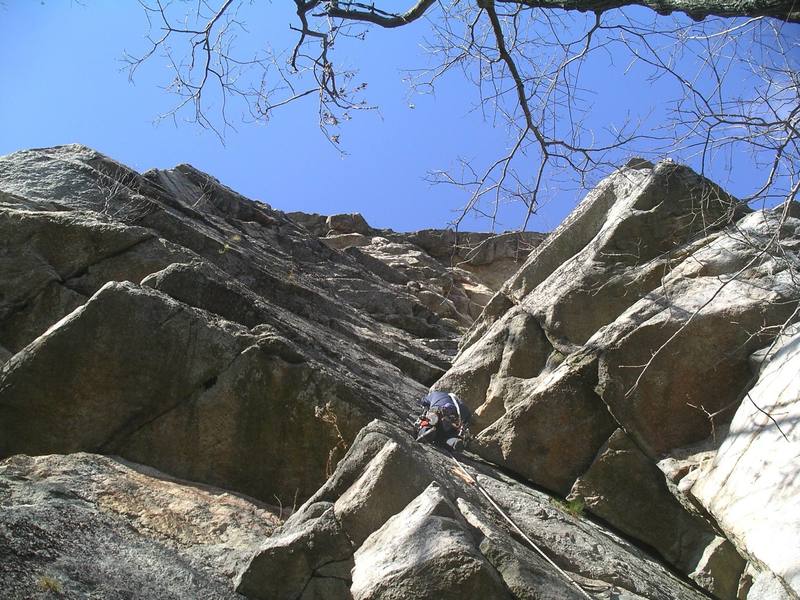 Just below the layback section on P1.