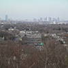 The Boston skyline from the top of the quarries.