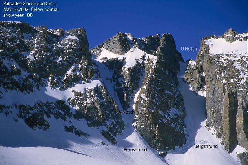 Palisade Glacier, Sierra's. Good beta photo. Lotta classic, established alpine routes with plenty of new route potential.