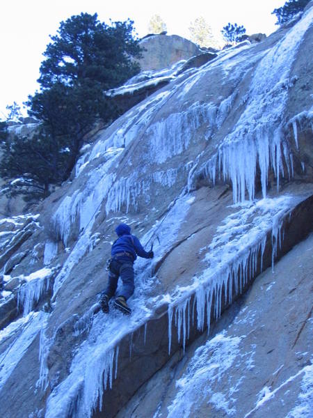 Howard about mid way up.