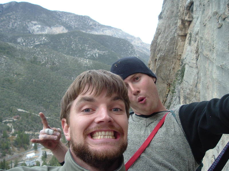 'Clown' shot of Josh and I...