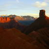 Castleton, The Rectory, and the La Sal's at sunset.  