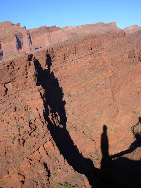 Great shadow of the Hindu from the summit