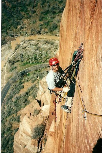 Scott at the belay