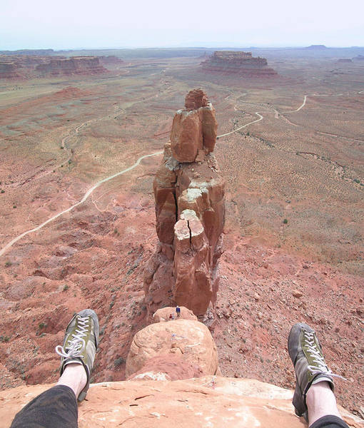 Looking down at the second pitch of Supercalifr...putterman. The second pitch of Mad Mad Putterman is visible across the gap.<br>
<br>